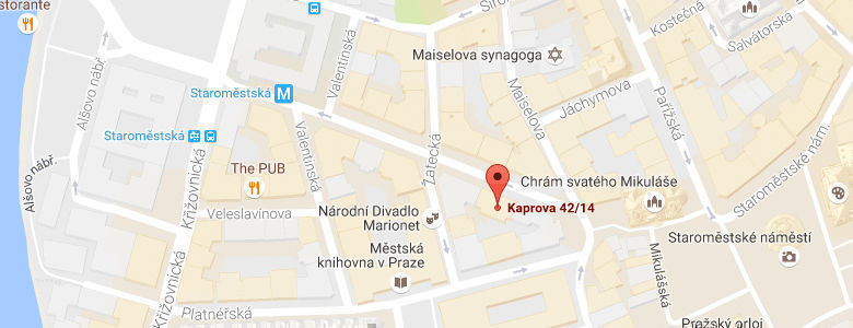 Kaprova 42/14, 110 00 Praha 1